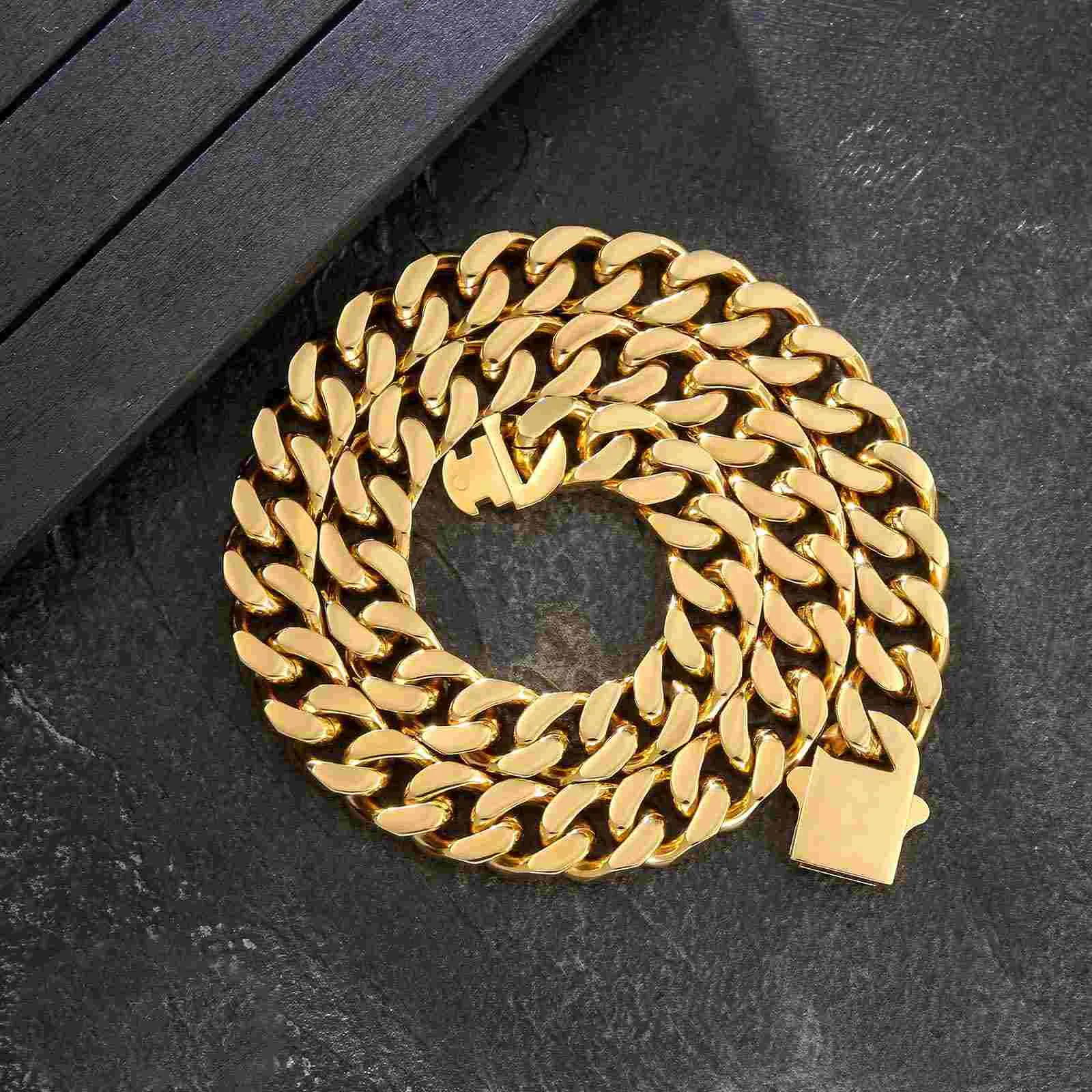 12mm Cuban Chain (Single Plug Buckle)