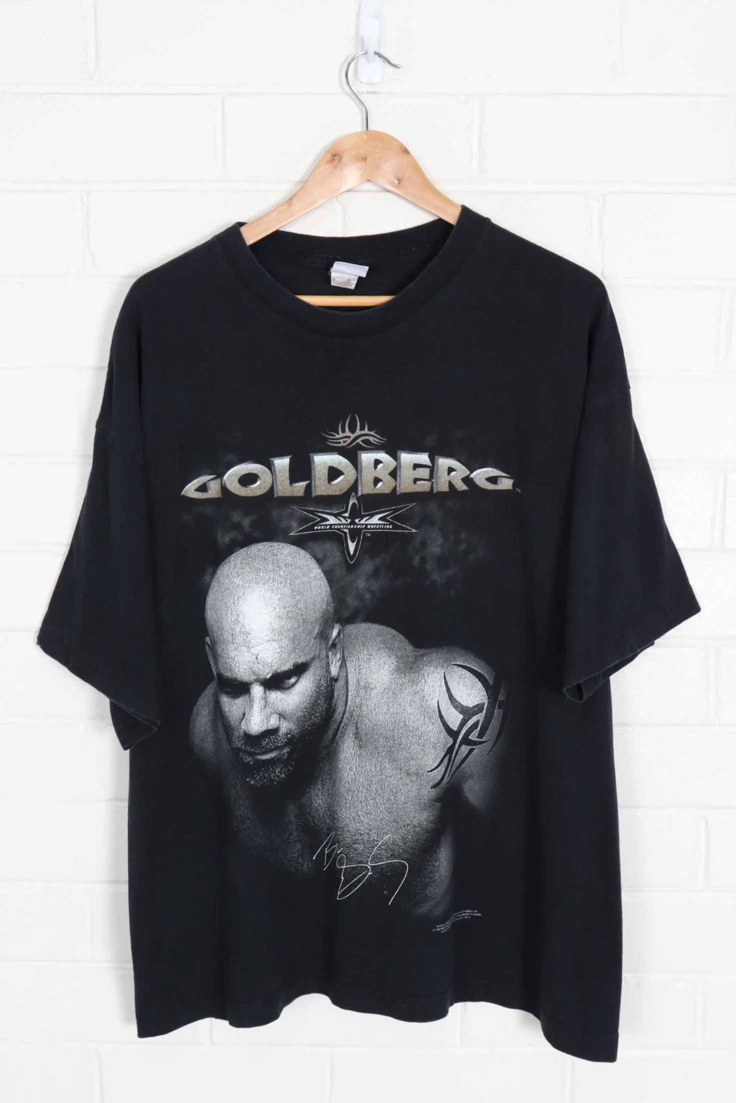 1998 Vintage Bill Goldberg WCW 'You're Next!' Front & Back Tee (XXL)