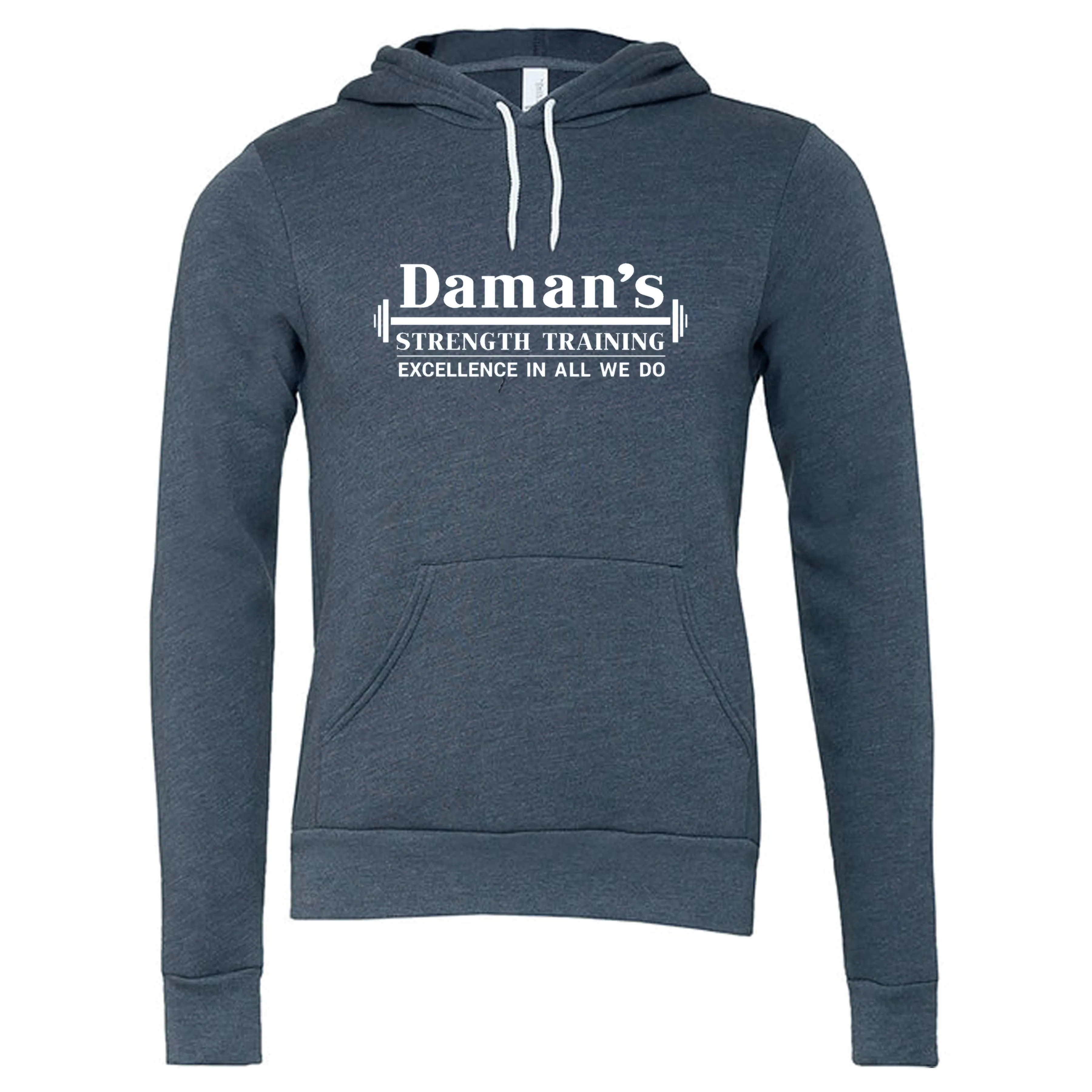 Adult Daman's Black Super Soft Hoodie