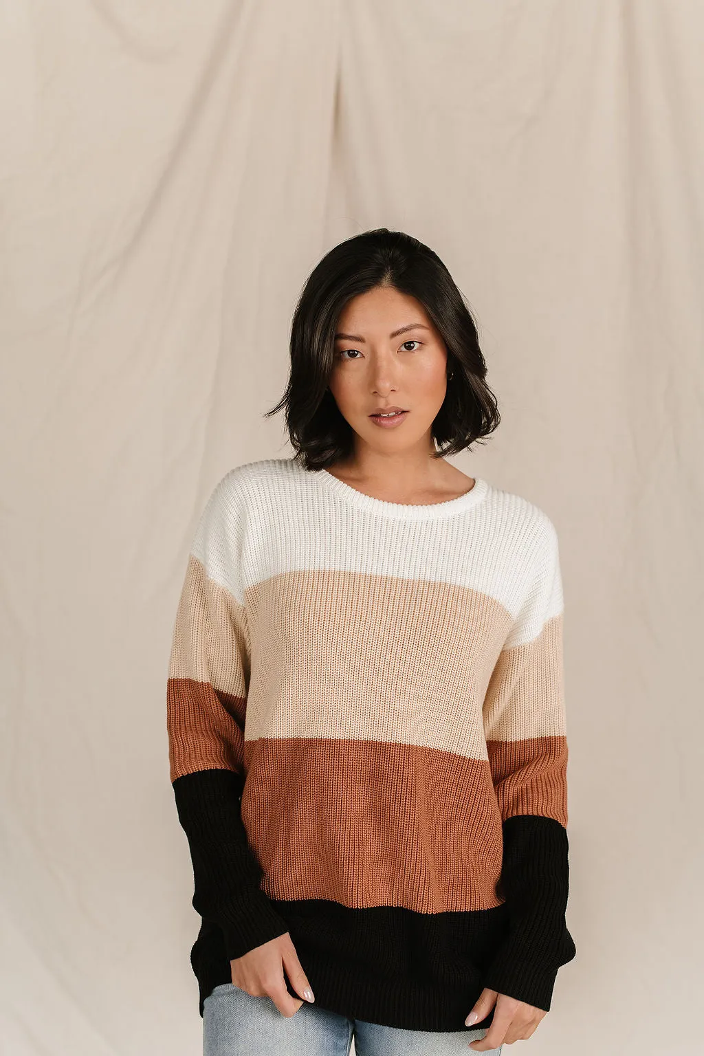 Ampersand Paige Sweater- Fawn