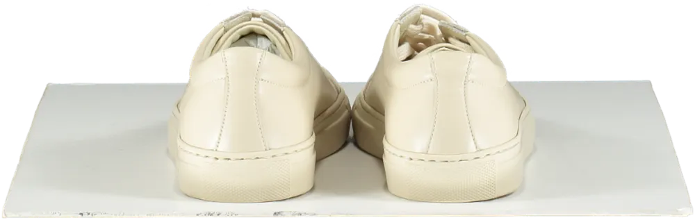 artisan Lab Cream Luxury Italian Leather Trainers Bnib UK 3 EU 36 👠