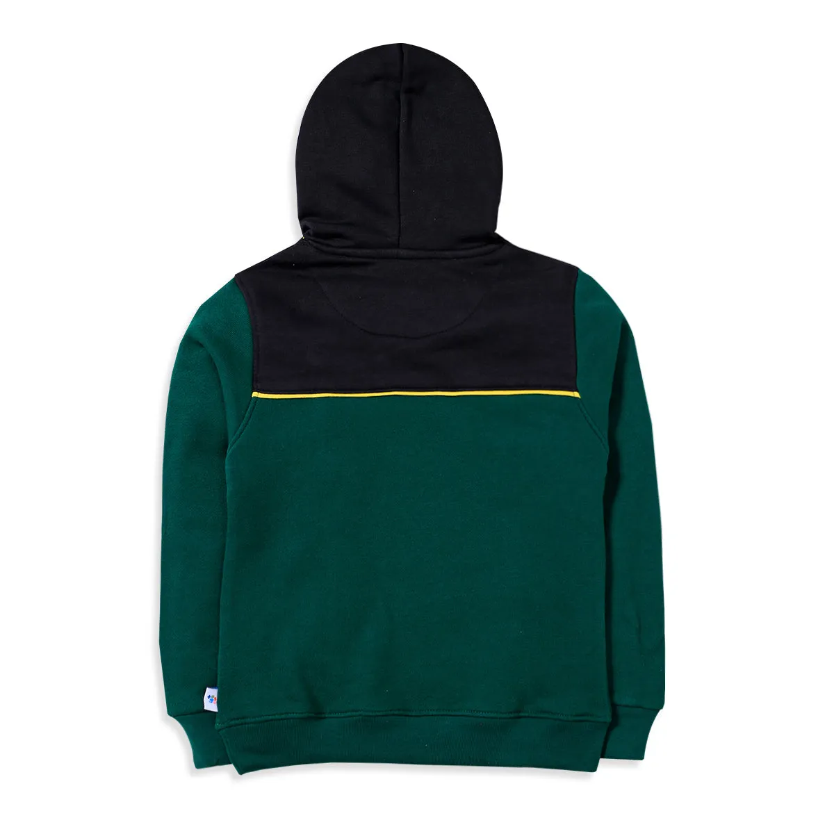 Black & Green Pullover Hoodie