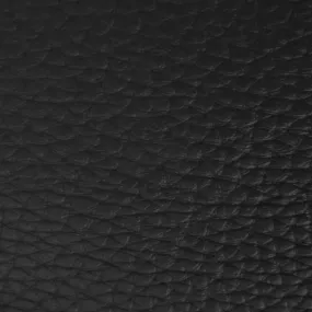 Black Textured PVC Leather Vinyl Fabric