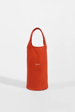 Brown nylon tote bag