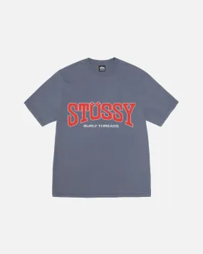 Burly Threads Tee Pigment Dyed (Indigo)