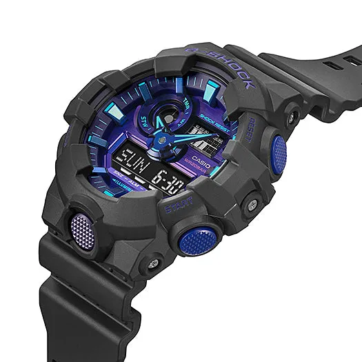 CASIO G-SHOCK GA700VB-1A Virtual World Violet Blue Indigo Watch