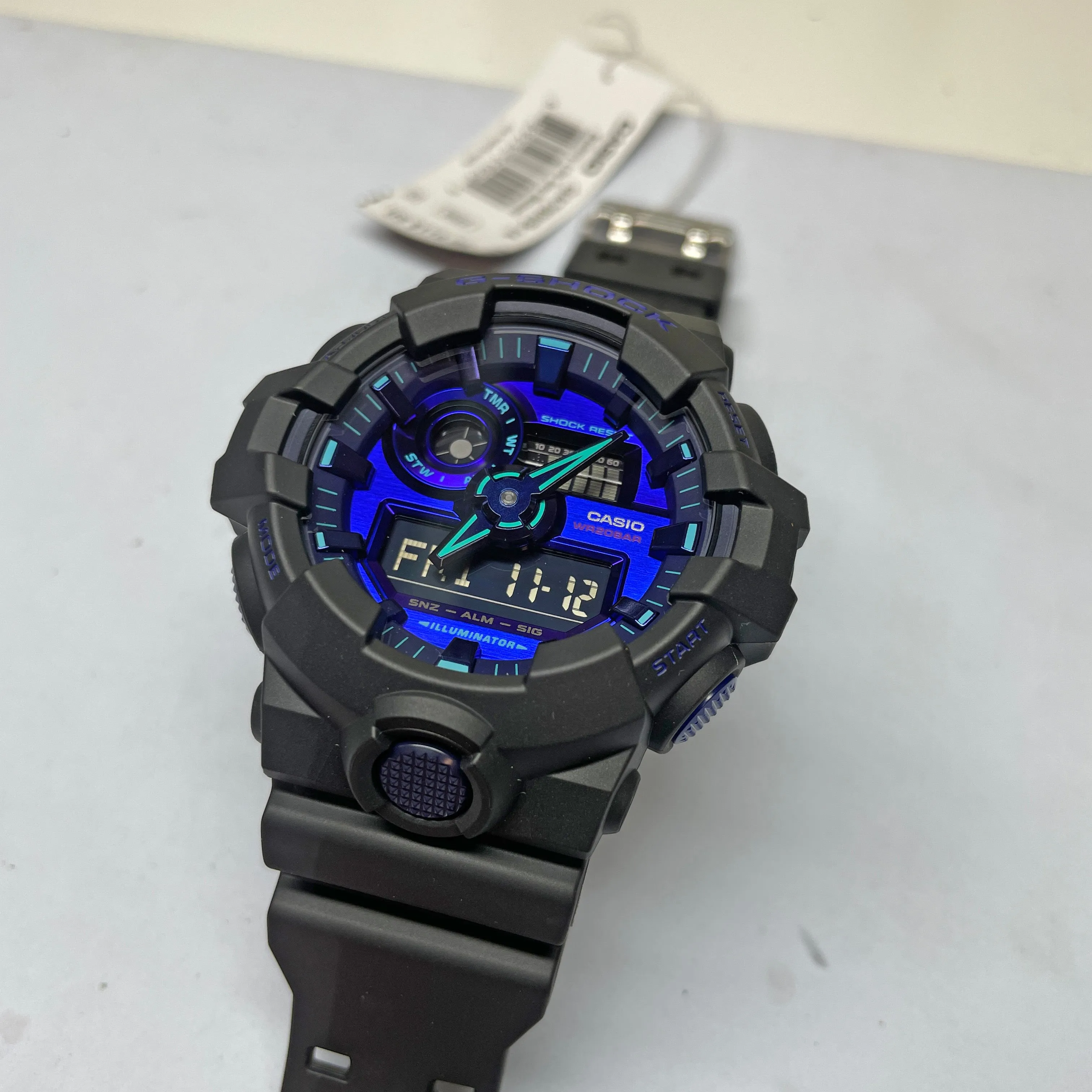 CASIO G-SHOCK GA700VB-1A Virtual World Violet Blue Indigo Watch