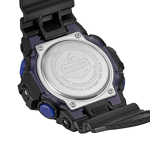 CASIO G-SHOCK GA700VB-1A Virtual World Violet Blue Indigo Watch