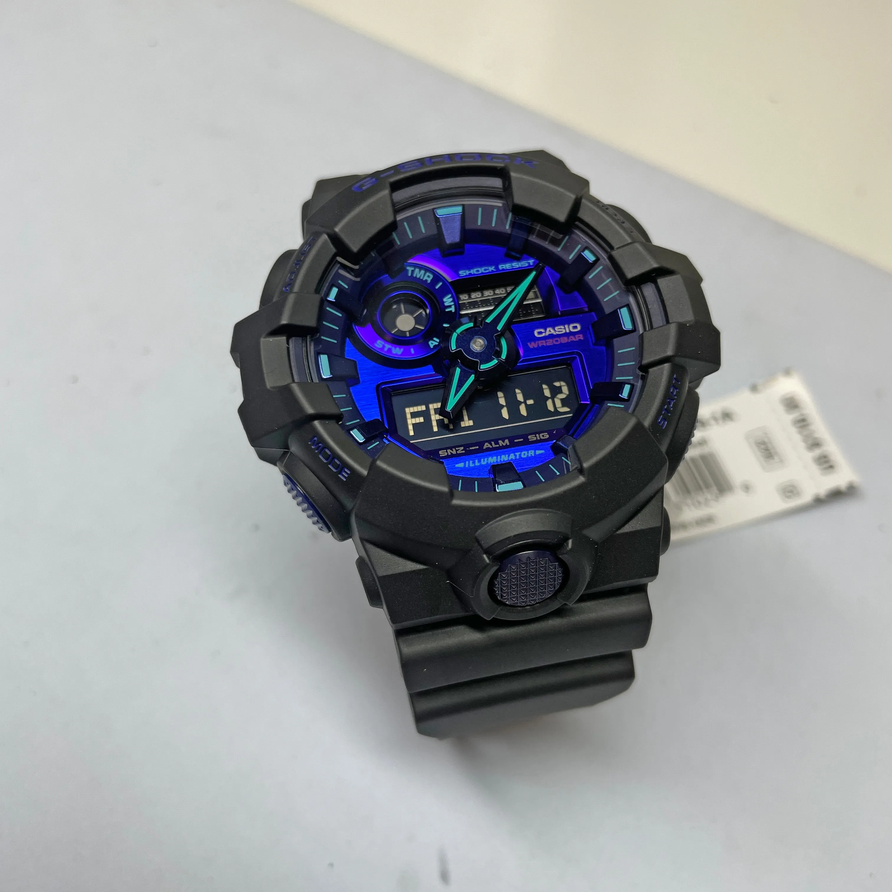 CASIO G-SHOCK GA700VB-1A Virtual World Violet Blue Indigo Watch