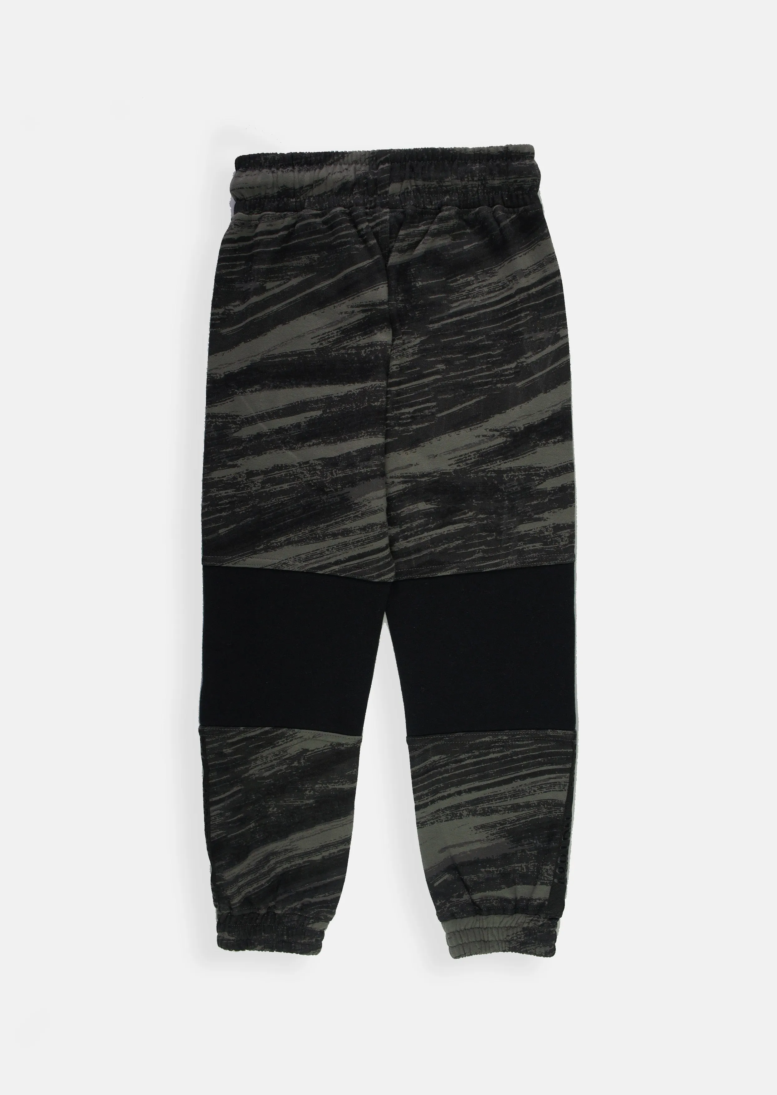 Colton Black Brushstroke Jogger