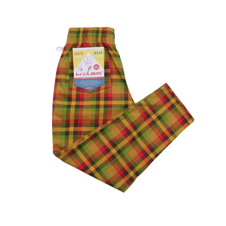 Cookman Chef Pants - Burger Plaid