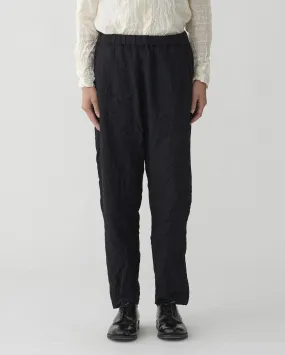 CRINKLE PANTS / BLACK