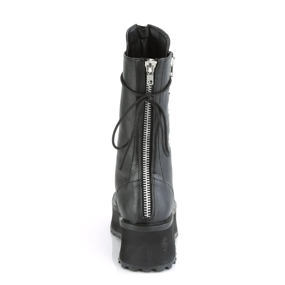 Demonia GRAVEDIGGER-14 | Black Vegan Leather Unisex Boots