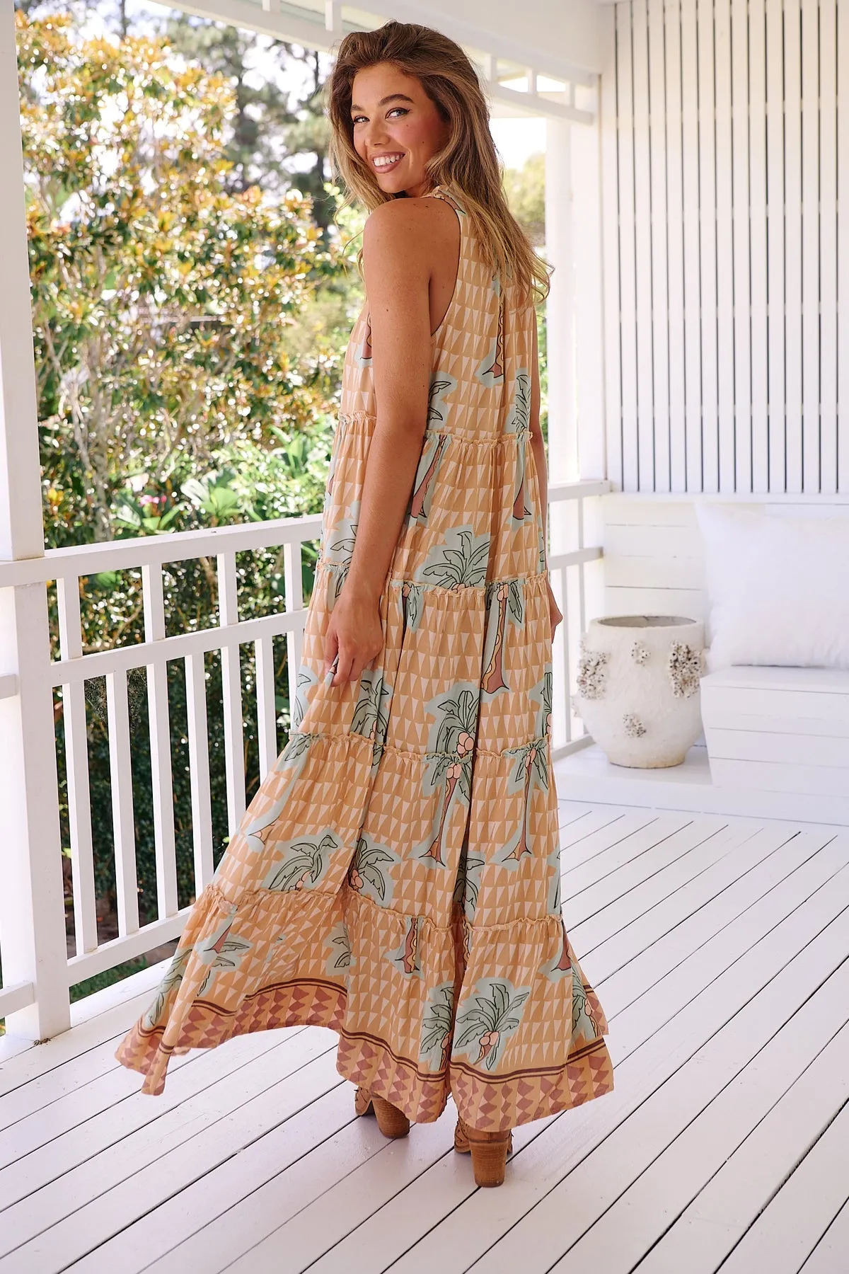 Erryn Maxi Dress - Sahara Sunset Collecton