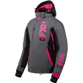 FXR Evo FX Womens Jacket Char/Black/Fuchsia