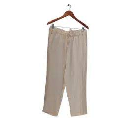 H&M Cream Wide-leg Pants | Gently Used |