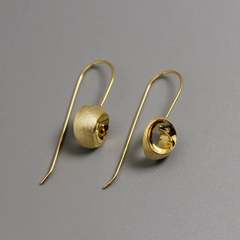 Hollow Sphere - Dangle Earrings