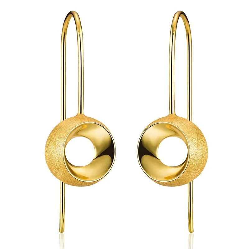 Hollow Sphere - Dangle Earrings