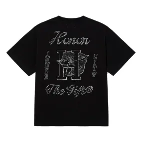 HONOR THE GIFT MASCOT POCKET S/S TEE-BLACK