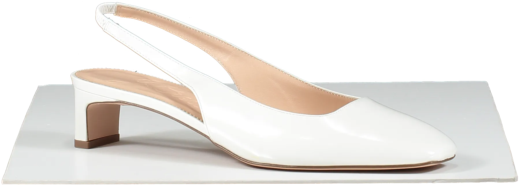 j.crew Cream Leather Spazzolato Leather Sling Back Shoes BNIB UK 8 EU 41 👠