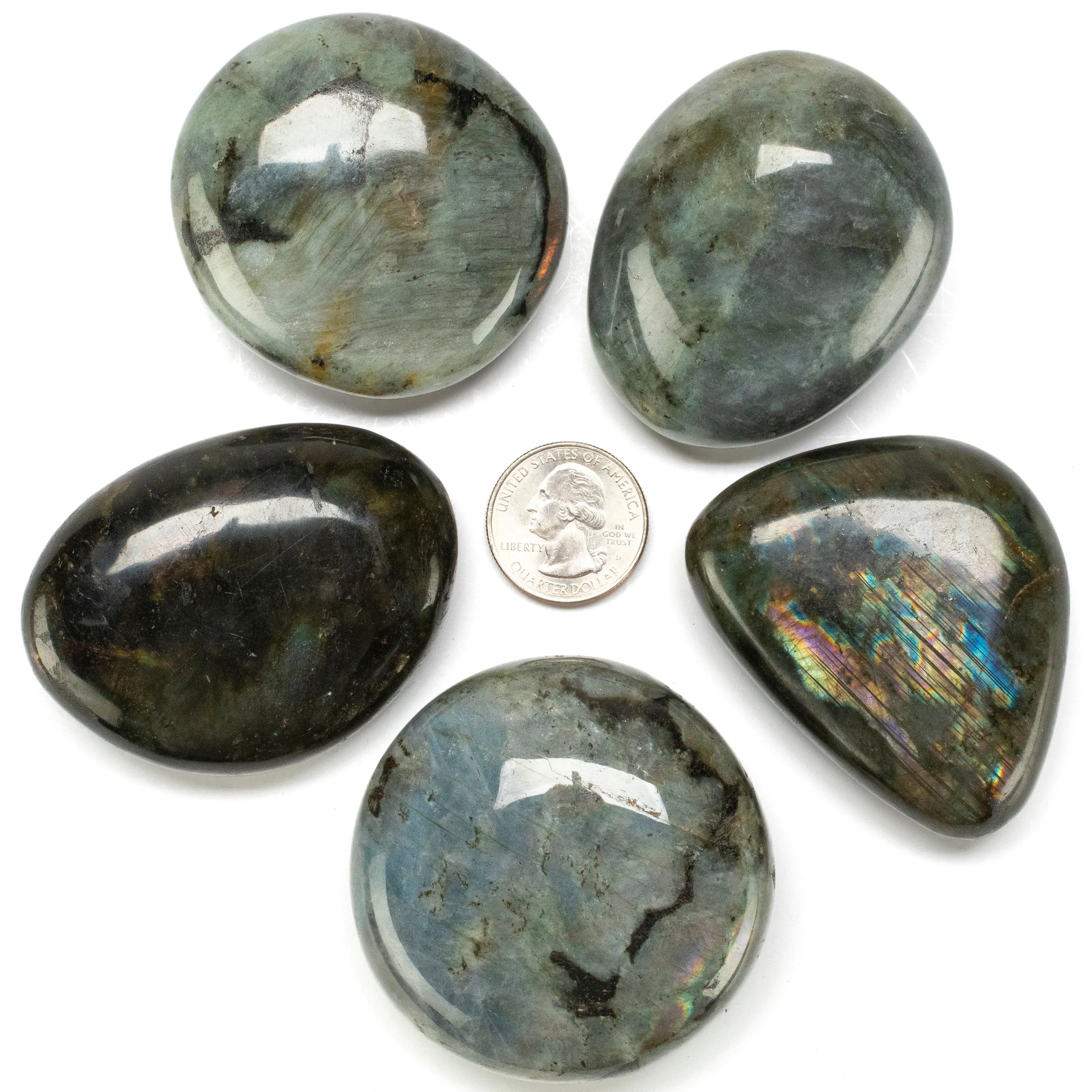 Labradorite Palm Stone