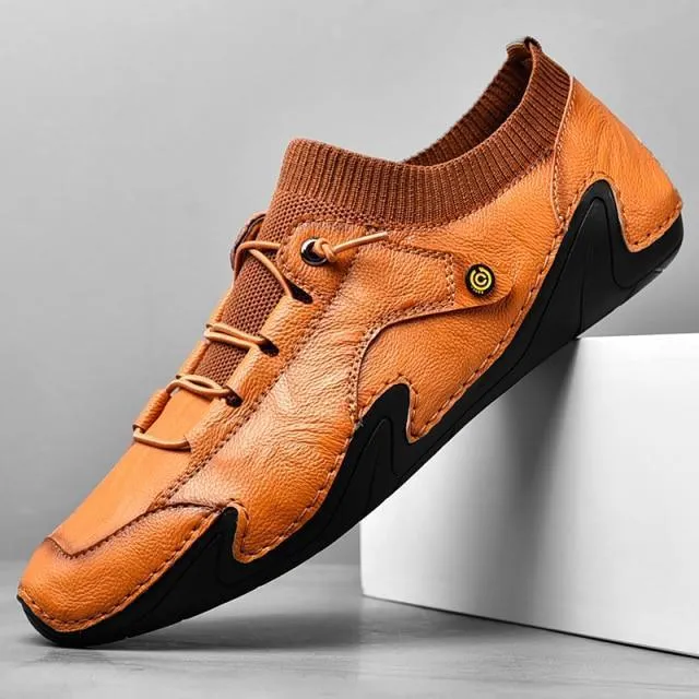 Leather Sock Sneaker Shoes