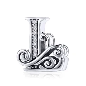 Letter L Initial Alphabet Charm