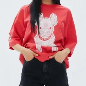 LifeWork Bulldog Tee Red