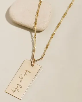 Love You Baby Necklace