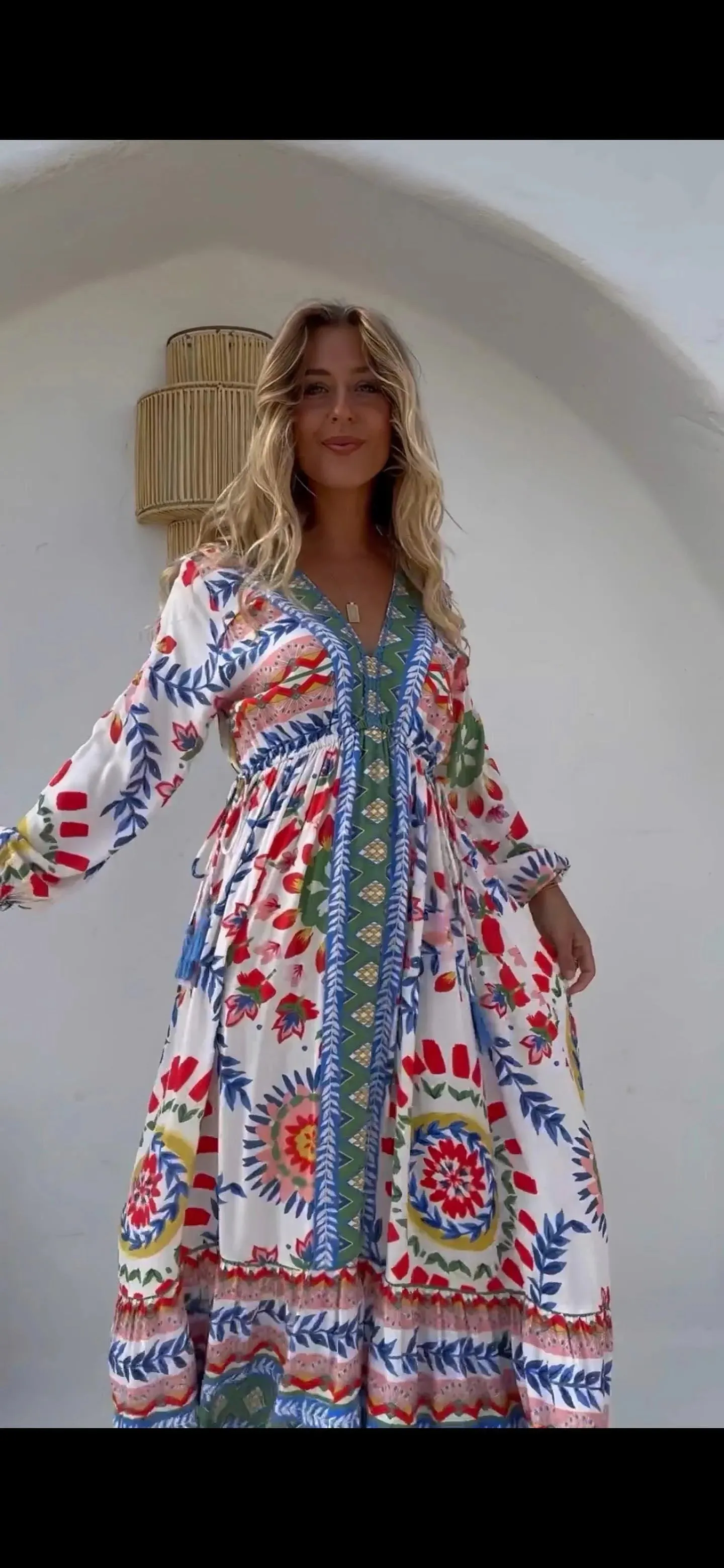 Mexican Baja Maxi Dress