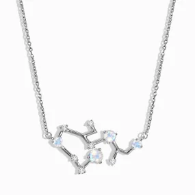 Moonstone Necklace - Sagittarius Zodiac Constellation