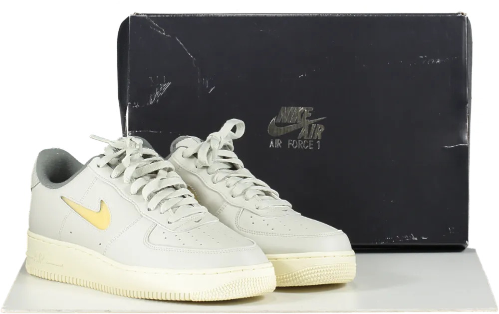 Nike Grey Air Force 1 07 Trainers Light Bone / Pale Vanilla BNIB UK 8.5 EU 42.5 👞