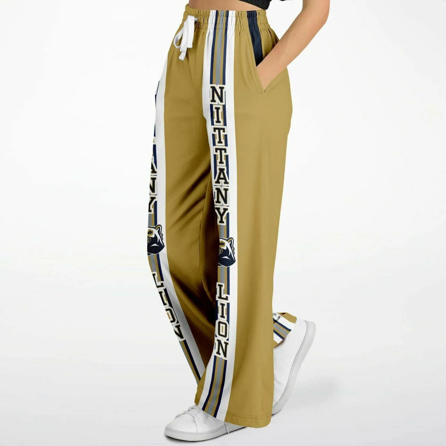 Nittany Gold Fleece Stretchy Phat Bellbottoms