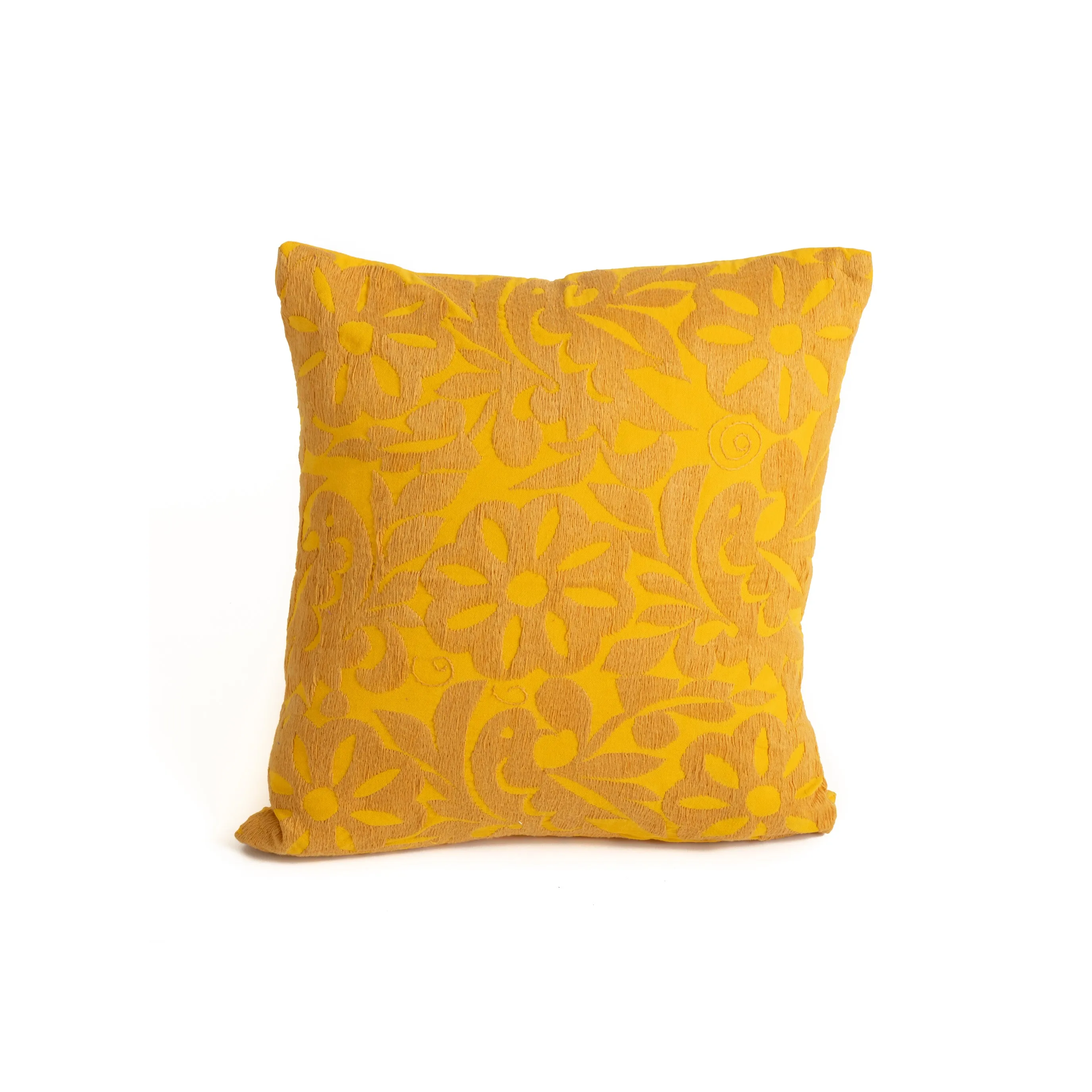 Otomi Embroidery Throw Pillow