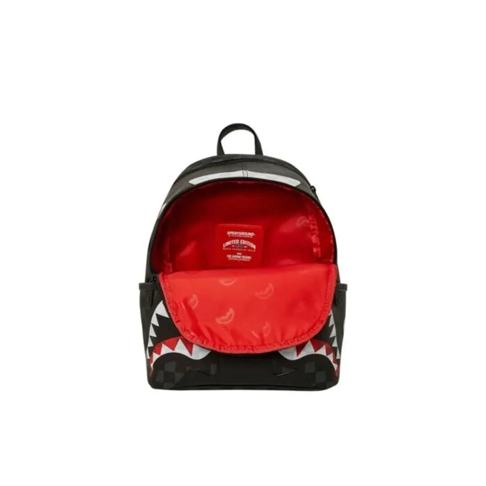 Sprayground Zaino Piccolo Nero Triple Decker Heir To The Throne Backpack