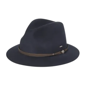 Womens Matilda Mid Brim Hat - Navy